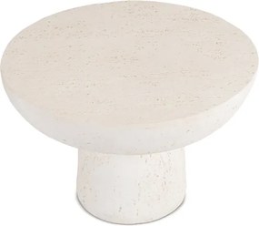 Stolik Kawowy PLOT 65 cm Krem/Beż Japandi