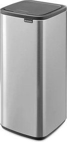 Stalowy kosz na śmieci otwierany na dotyk w kolorze matowego srebra 30 l Bo Touch – Brabantia