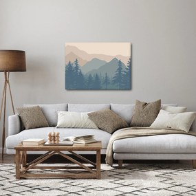 Obraz - Góry Turkusowe N⁰2 (70x50 cm)
