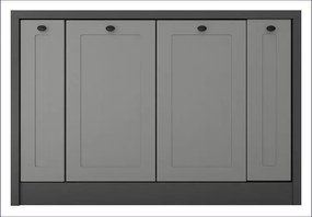 Wyspa kuchenna szary grafit L8-L08