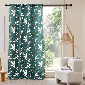 Zielona zasłona 140x260 cm Elsa – douceur d'intérieur