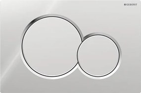 Geberit 115.770.KA.5 - Przycisk spłukujący Sigma01 Round 24,6 x 16,4 cm, chromowany
