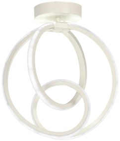 Biała metalowa lampa sufitowa LED Neo – Squid Lighting