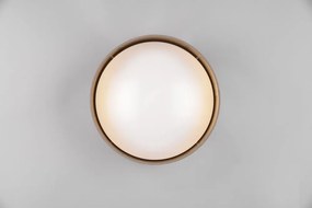 Jasnobrązowa lampa sufitowa LED ø 30 cm Locarno – Reality