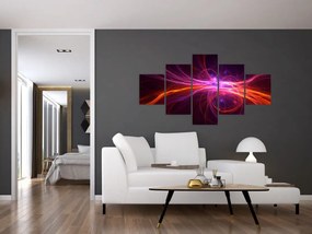 Obraz nowoczesnej abstrakcji (125x70 cm)