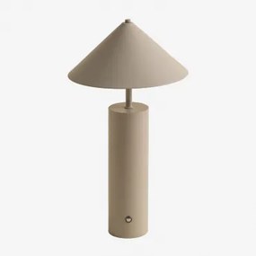 Bezprzewodowa Lampa Stołowa Led Z Żelaza Mayra Kremowa - Sklum