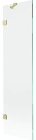 Mexen Lunar parawan nawannowy 1-skrzydłowy 50 x 150 cm, transparent, złoty szczotkowany - 897-050-000-55-00