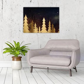 Obraz - Złota noc (70x50 cm)