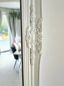 Lustro w białej ramie 96x74cm