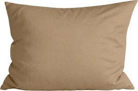 Poszewka na poduszkę z mikrofibry MICROVELLE 70x90 cm, beżowo-brązowy