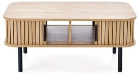 Stolik kawowy ANGELINA 50x90cm dąb naturalny HALMAR