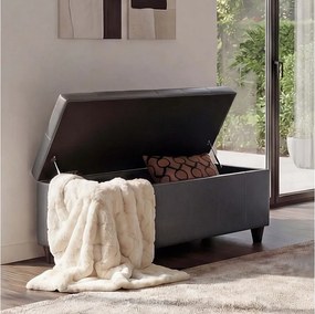 Skrzynia do przechowywania Kriens,  szary matowy