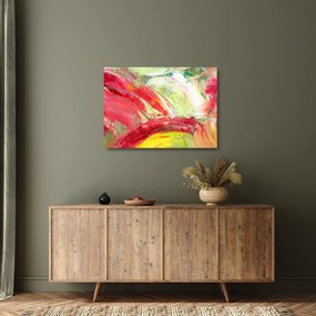 Obraz na szkle abstrakcji - malarstwo (70x50 cm)