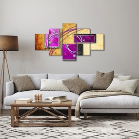 Obraz abstrakcji (125x70 cm)