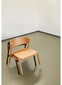 Jasnobrązowy fotel Oblique – Hübsch