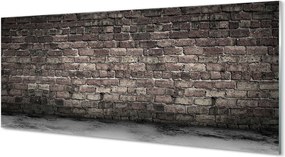 Szkło do Kuchni na Ścianę Rustykalny Akcent Ceglany