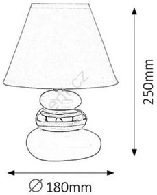 Rabalux 4949 Salem lampa stołowa,