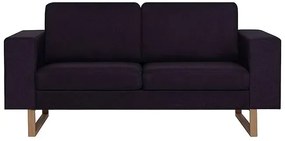 Elegancka dwuosobowa sofa Williams 2X - czarna