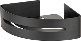 Narożna aluminiowa półka łazienkowa BIVIO, montaż bez wiercenia