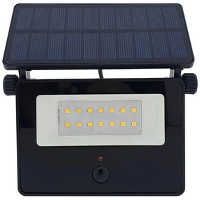 LED Zewnętrzny solarny reflektor z czujnikiemLED/2W/3,7V 4200K IP44