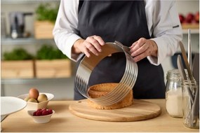 Obręcz do krojenia tortu ze stali nierdzewnej – Blomsterbergs