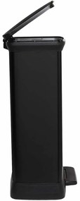 Curver Kosz na śmieci Rectangular 50 l, czarny