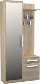 Garderoba Z Lustrem Dąb Sonoma R1-W96