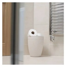 Kremowy kosz łazienkowy Addis Rattan Bath Bin Calico, 5 l