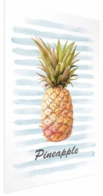 Plakat Ananas i paski 21x30cm bez ramy bez marginesu ARTGEIST B