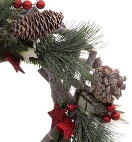 Wianek świąteczny z szyszkami, Ø 30 cm