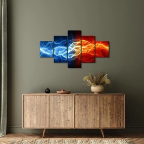 Obraz napięcia elektrycznego (125x70 cm)