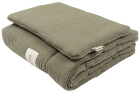 Zestaw do łóżeczka w kolorze khaki Forest Green – Malomi Kids
