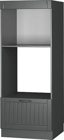 Szafka do mikrofalówki ciemnoszary 60x58.1x153.6 fame-line