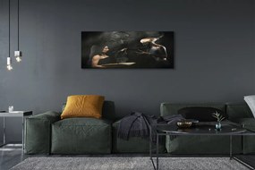 Obraz drukowany na płótnie Kobieta jako Mroczna Postać