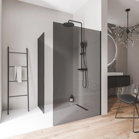 Ścianka prysznicowa Walk-In EX102 - 2 ścianki - bezpieczne szkło 10 mm