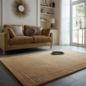 Wełniany dywan tkany ręcznie w kolorze terakoty 160x230 cm Gatsby – Flair Rugs
