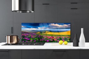 Panel Kuchenny Malownicza Łąka Kwiatowa