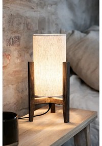 Beżowa lampa stołowa z tekstylnym kloszem (wysokość 33,5 cm) Eruca – Markslöjd