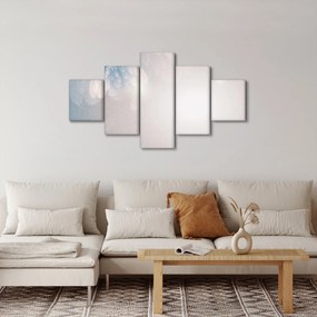 Obraz - Zaśnieżone kwiaty (125x70 cm)
