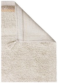Kremowy bawełniany dywan tkany ręcznie odpowiedni do prania 140x200 cm Bloom Natural – Lorena Canals