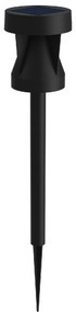 Philips Avery zewnętrzna słupkowa lampa solarnaLED, czarna, 1,8 W, 200 lm, 2700 K