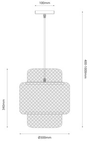 Lampa wisząca HESTIA 1xE27