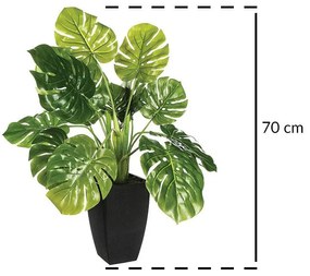 Sztuczna roślina MONSTERA, 70 cm