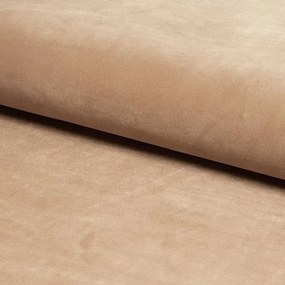 Łóżko tapicerowane SIERRA VELVET 90x200 beżowe SIGNAL