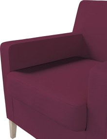 Pokrowiec na fotel Karlstad kolor sliwkowy