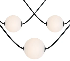 Zewnetrzna Nowoczesne lampki zewnętrzne na sznurze 16M z wbudowanymi LED 28 świateł - Malai Nowoczesny Oswietlenie zewnetrzne