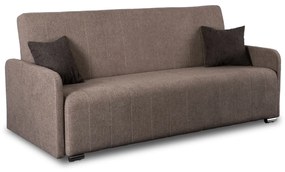 Sofa z Funkcją Spania ASPEN Wersalka Rozkładana Dwuosobowa Beżowa Nowoczesna do Salonu