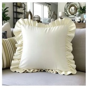 Poszewka na poduszkę z mieszanki bawełny 40x40 cm Ruffled – Mila Home