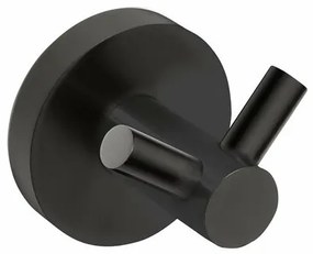 SAPHO XB203 X-Round Black wieszak podwójny,  czarny