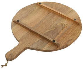 Okrągła deska do serwowania z drewna mango, Ø 47 cm